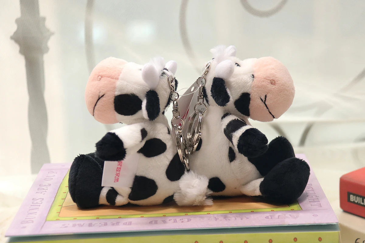 Multi Color Plush Cow | Perfect Christmas Gift for Children -12