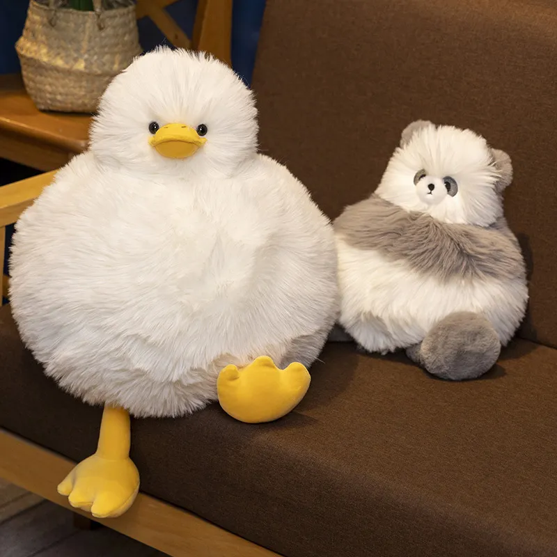 Fat Duck Plush | Round Animals - Super Soft Chick Plush Toy -5