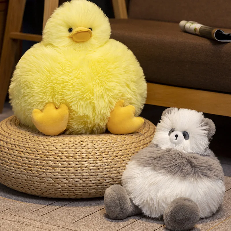 Fat Duck Plush | Round Animals - Super Soft Chick Plush Toy -13