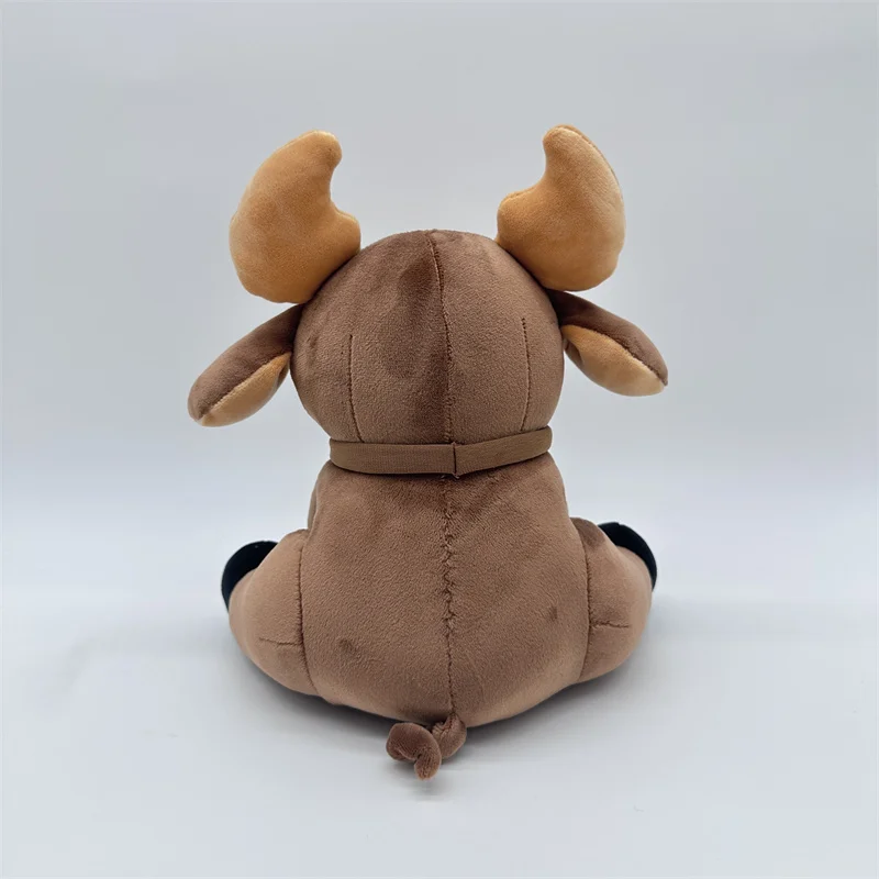 Brown Fluffy Cow Stuffed Animal | Palia Chapaa Lifelike Highland Cow Plush Toy -4