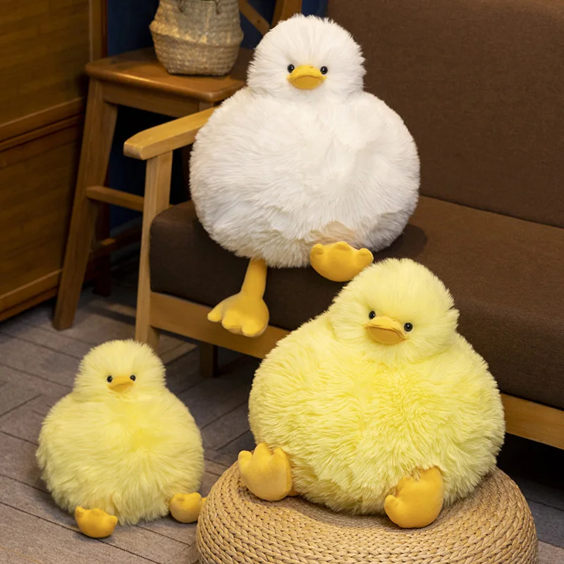 Fat Duck Plush | Round Animals - Super Soft Chick Plush Toy -4
