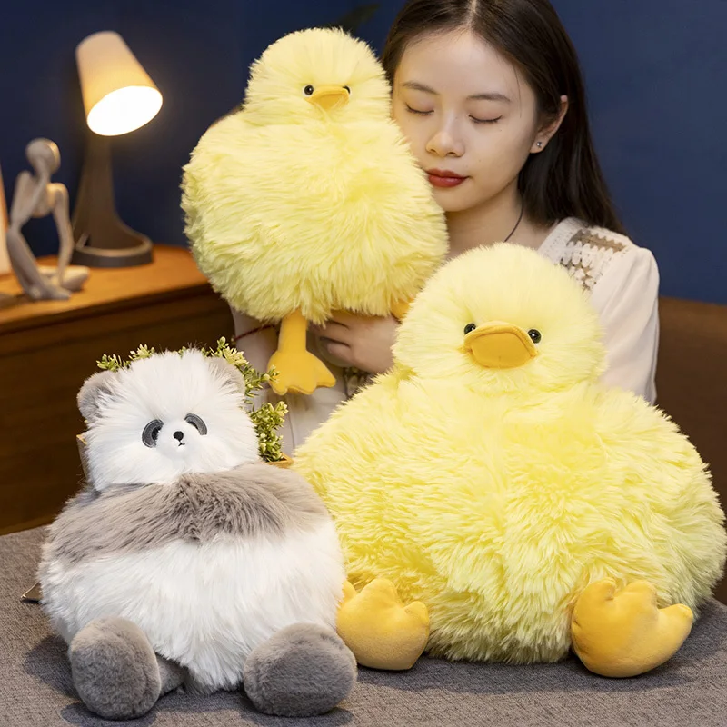 Fat Duck Plush | Round Animals - Super Soft Chick Plush Toy -3