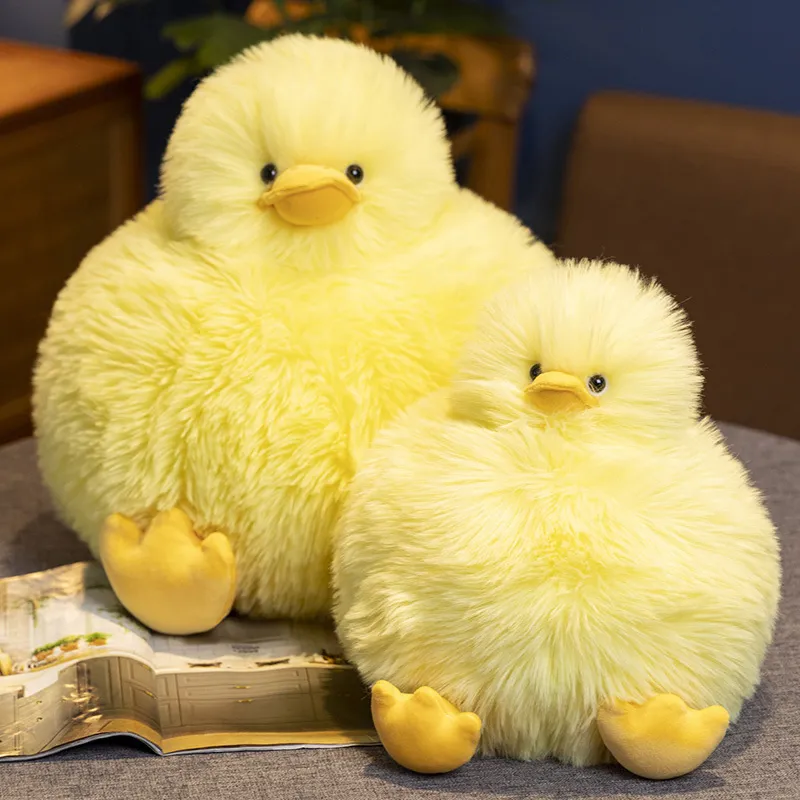 Fat Duck Plush | Round Animals - Super Soft Chick Plush Toy -7