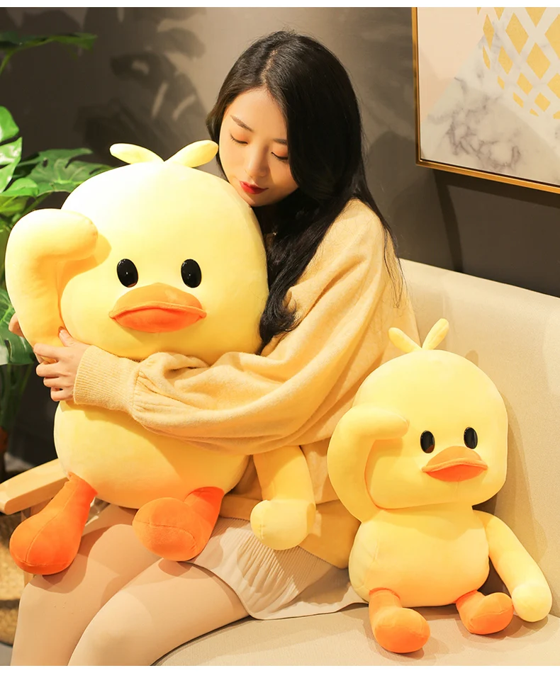 baby duck stuffed animal | Korean Wearing Hyaluronic Acid Little Yellow Duck Doll -9