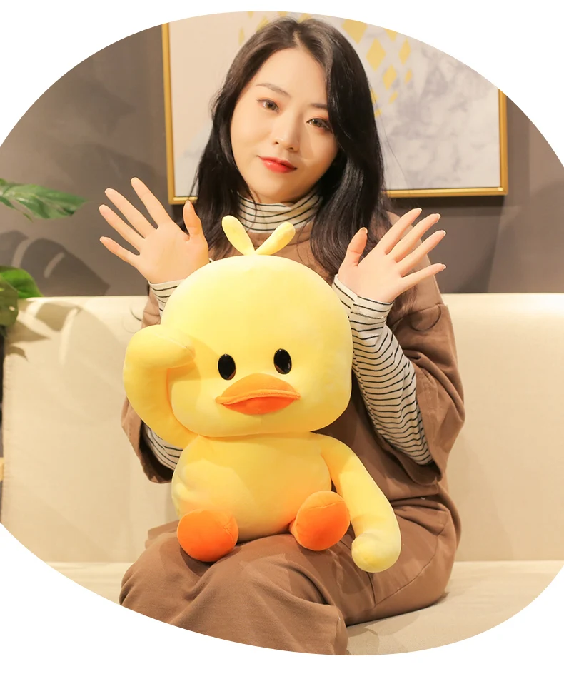 baby duck stuffed animal | Korean Wearing Hyaluronic Acid Little Yellow Duck Doll -12