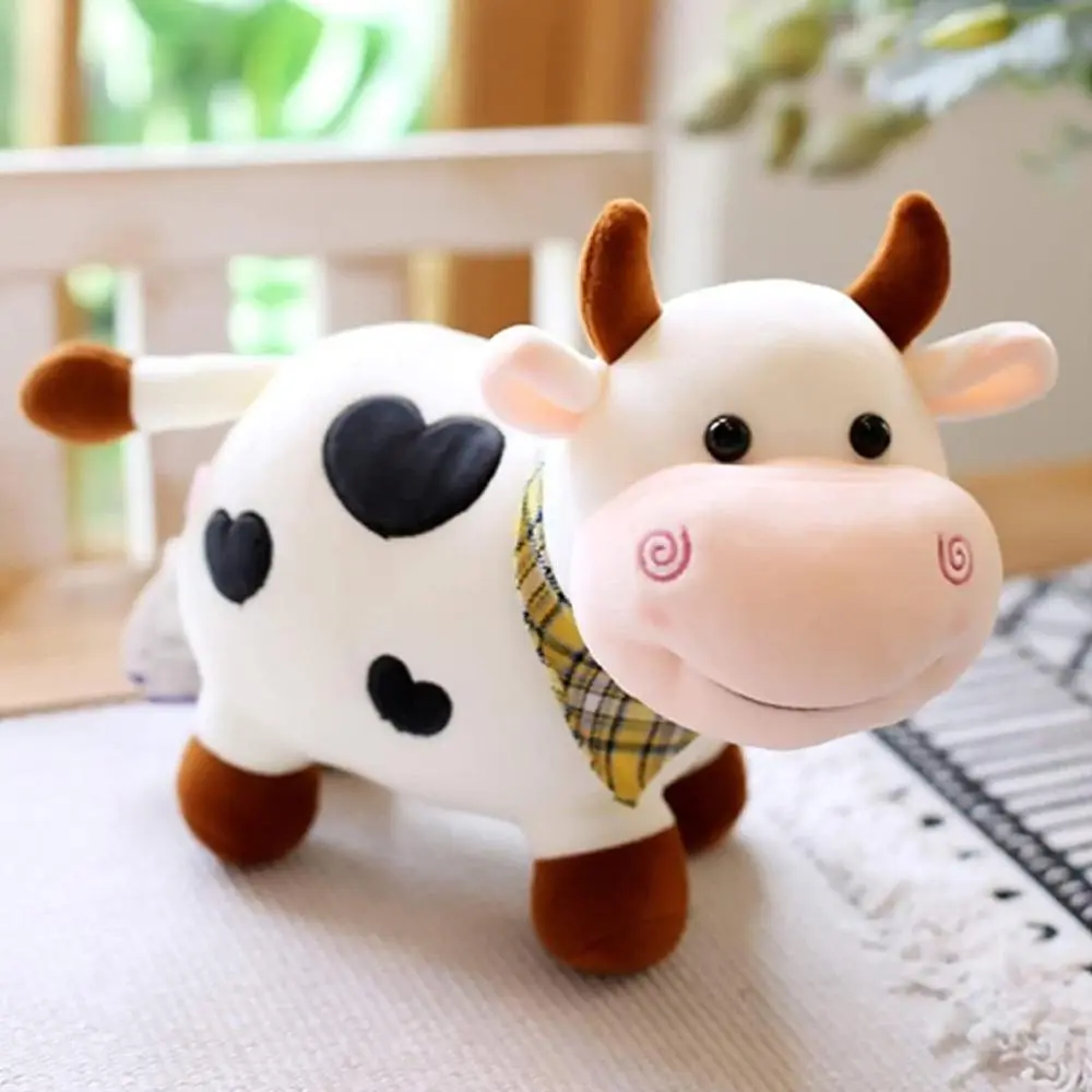 Jellycat Cow Stuffed Animal | 25CM Stuffed Animal Toy - Smile Plush Cow -3