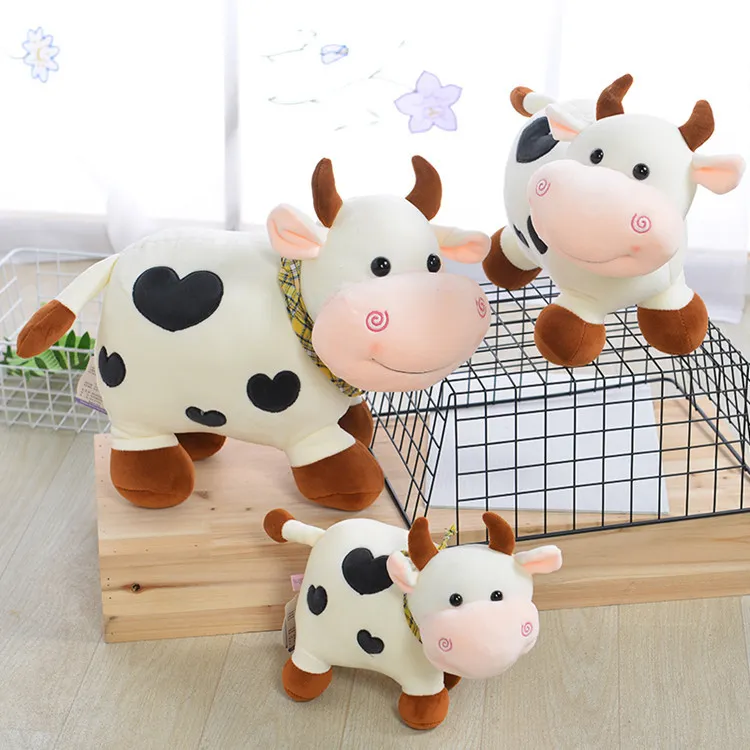 Jellycat Cow Stuffed Animal | 25CM Stuffed Animal Toy - Smile Plush Cow -4