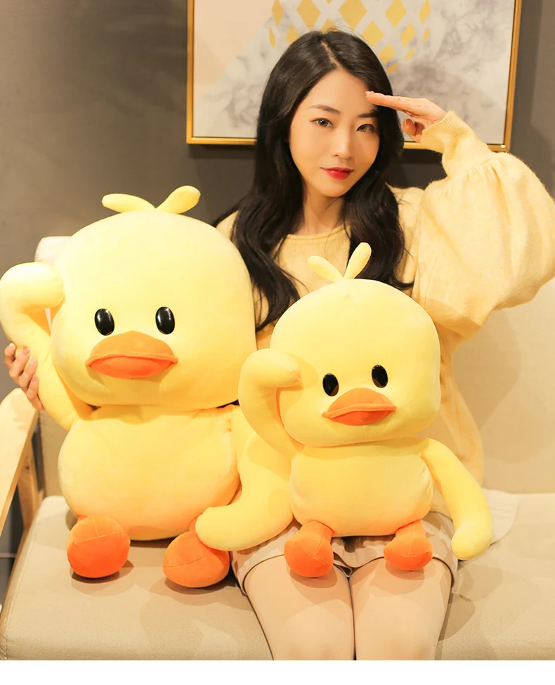 baby duck stuffed animal | Korean Wearing Hyaluronic Acid Little Yellow Duck Doll -11