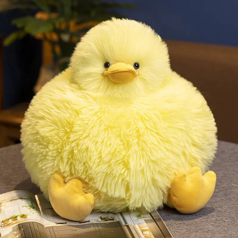 Fat Duck Plush | Round Animals - Super Soft Chick Plush Toy -2