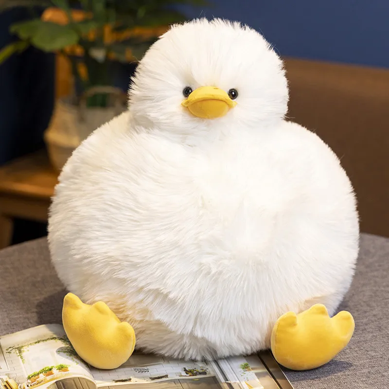 Fat Duck Plush | Round Animals - Super Soft Chick Plush Toy -1