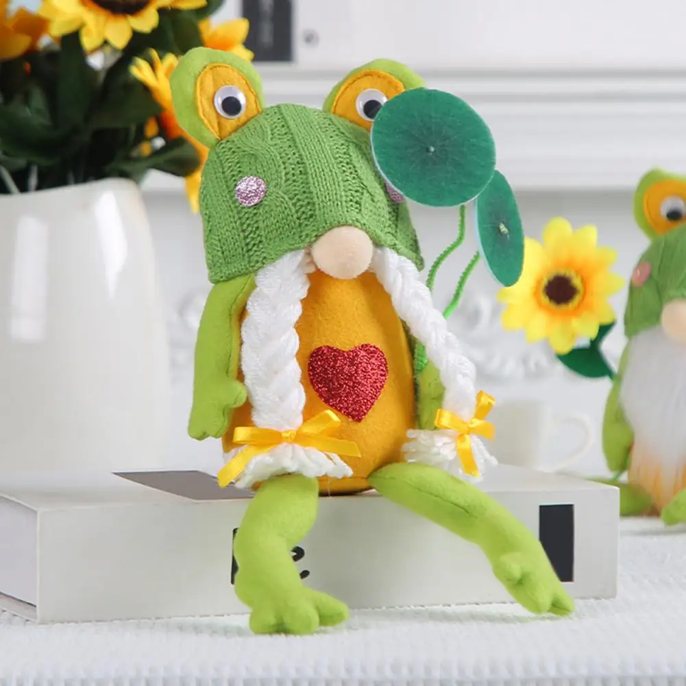 Frog Gnomes Plush Doll | Farmhouse Gnomes Decor -9