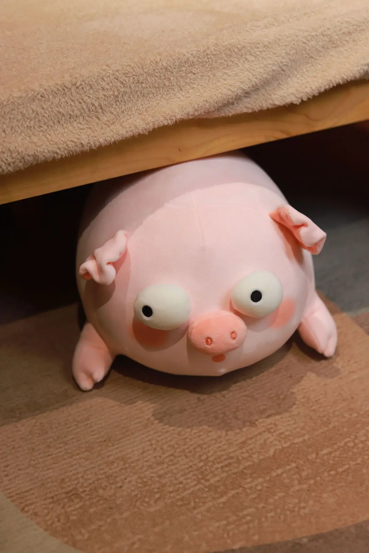 Sea Pig Plush | Big Eyes Ugly Sleeping Pig Plush Toy -4