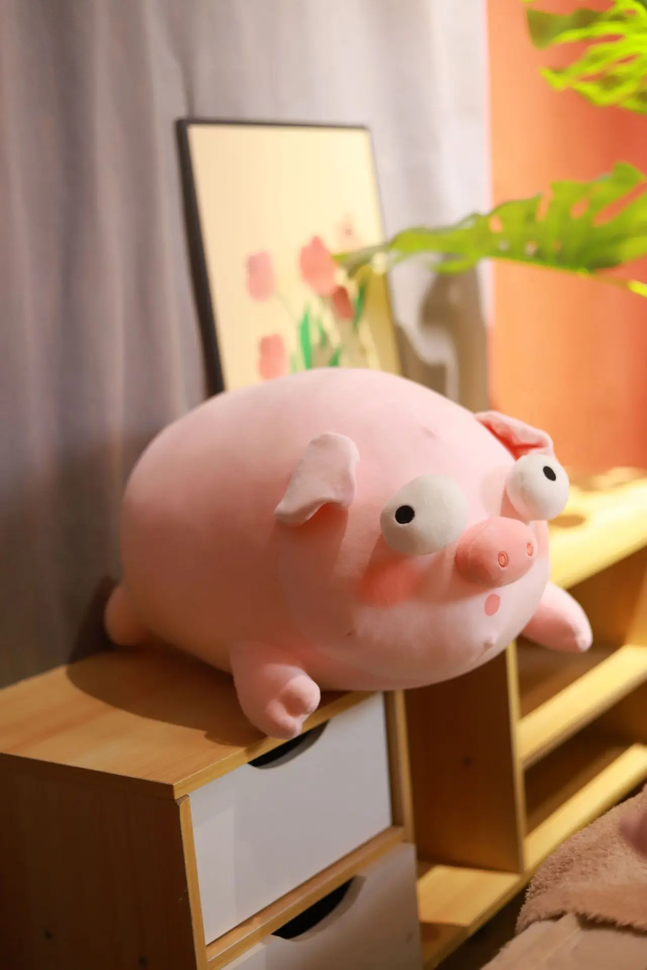 Sea Pig Plush | Big Eyes Ugly Sleeping Pig Plush Toy -8