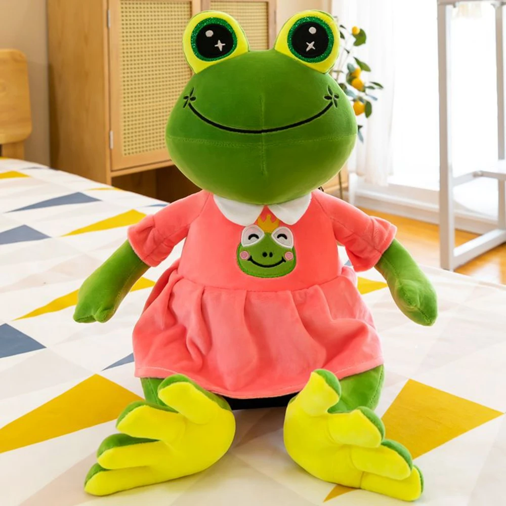 Small Frog Stuffed Animal -6